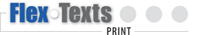 Flex-Texts Logo